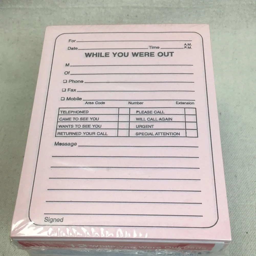 24 Roaring Spring While you were out Notepads NEW